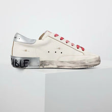 Load image into Gallery viewer, Golden Goose Ball-Star Glitter Star Silver Heel Tab