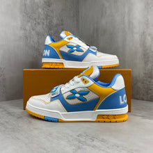Load image into Gallery viewer, LV Trainers Velcro Blue Yellow