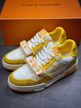 Load image into Gallery viewer, LV Trainers Velcro Strap Monogram Denim Yellow