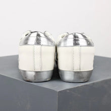 Load image into Gallery viewer, Golden Goose Super-Star Silver Star Silver Heel Tab Silver Sole