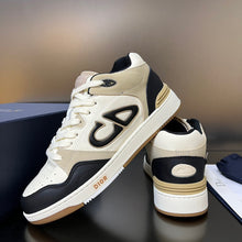 Load image into Gallery viewer, B57 Mid-Top Black and Cream
