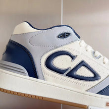 Load image into Gallery viewer, B57 Mid-Top Navy and Cream

