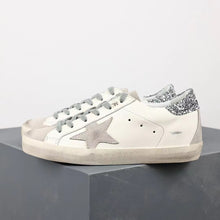 Load image into Gallery viewer, Golden Goose Super-Star Suede Star Glitter Heel Tab