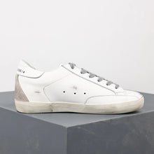 Load image into Gallery viewer, Golden Goose Super-Star Suede Star White Heel Tab
