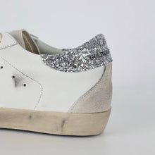 Load image into Gallery viewer, Golden Goose Super-Star Suede Star Glitter Heel Tab