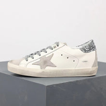 Load image into Gallery viewer, Golden Goose Super-Star Suede Star Glitter Heel Tab