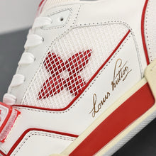 Load image into Gallery viewer, LV Trainers Velcro Strap Mesh Red