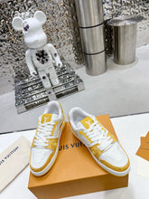 Load image into Gallery viewer, LV Trainers #54 Monogram Denim Yellow