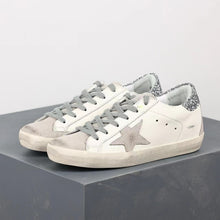 Load image into Gallery viewer, Golden Goose Super-Star Suede Star Glitter Heel Tab