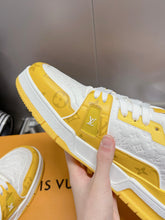 Load image into Gallery viewer, LV Trainers #54 Monogram Denim Yellow