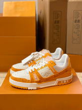 Load image into Gallery viewer, LV Trainers Monogram Denim Yellow