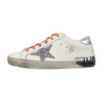 Load image into Gallery viewer, Golden Goose Ball-Star Glitter Star Silver Heel Tab