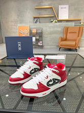 Load image into Gallery viewer, B57 Mid-Top Red and White