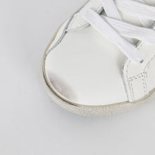 Load image into Gallery viewer, Golden Goose Super-Star Glitter Silver Star Navy Heel Tab