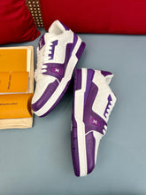 Load image into Gallery viewer, LV Trainers #54 Monogram Denim Purple