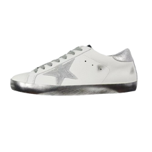 Load image into Gallery viewer, Golden Goose Ball-Star Silver Star Silver Heel Tab Silver Base