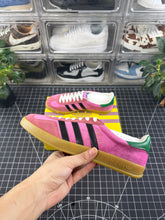 Load image into Gallery viewer, Gucci x Gazelle Pink Velvet