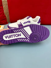 Load image into Gallery viewer, LV Trainers #54 Monogram Denim Purple