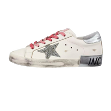 Load image into Gallery viewer, Golden Goose Ball-Star Glitter Star Silver Heel Tab