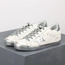 Load image into Gallery viewer, Golden Goose Super-Star Silver Star Silver Heel Tab Silver Sole