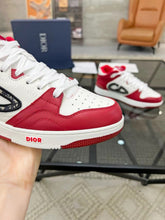 Load image into Gallery viewer, B57 Mid-Top Red and White