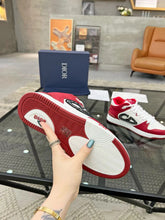 Load image into Gallery viewer, B57 Mid-Top Red and White