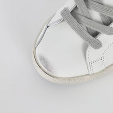 Load image into Gallery viewer, Golden Goose Super-Star Glitter Gold Star Blue Heel Tab