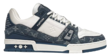 Load image into Gallery viewer, LV Trainers Monogram Denim Blue