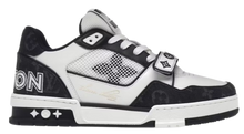 Load image into Gallery viewer, LV Trainers Velcro Strap Monogram Denim Black