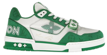 Load image into Gallery viewer, LV Trainers Velcro Strap Monogram Denim Green