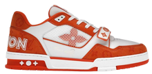 Load image into Gallery viewer, LV Trainers Velcro Strap Monogram Denim Orange
