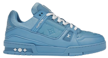 Load image into Gallery viewer, LV Trainers Blue Embossed Monogram