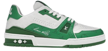 Load image into Gallery viewer, LV Trainers #54 Monogram Denim Green