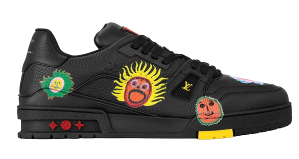 LV Trainers #54 x Yayoi Kusama Black – THE MINTED PROJECT