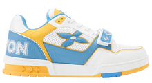 Load image into Gallery viewer, LV Trainers Velcro Blue Yellow