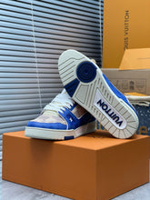 Load image into Gallery viewer, LV Trainers #54 Monogram Blue