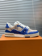 Load image into Gallery viewer, LV Trainers #54 Monogram Blue
