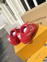 Load image into Gallery viewer, LV Soccer Sneaker Red