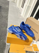 Load image into Gallery viewer, LV Soccer Sneaker Blue