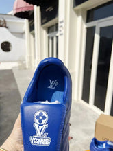 Load image into Gallery viewer, LV Soccer Sneaker Blue