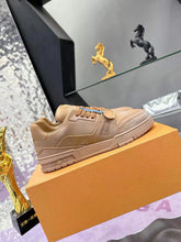 Load image into Gallery viewer, LV Trainers #54 Distressed Sneaker Cognac