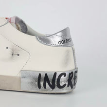 Load image into Gallery viewer, Golden Goose Ball-Star Glitter Star Silver Heel Tab