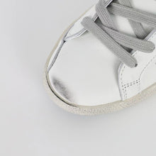 Load image into Gallery viewer, Golden Goose Super-Star Glitter Pink Star Blue Heel Tab