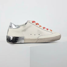 Load image into Gallery viewer, Golden Goose Ball-Star Glitter Star Silver Heel Tab