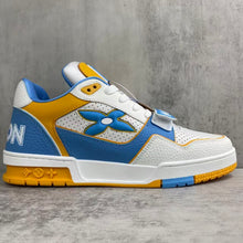 Load image into Gallery viewer, LV Trainers Velcro Blue Yellow