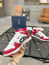 Load image into Gallery viewer, B57 Mid-Top Red and White