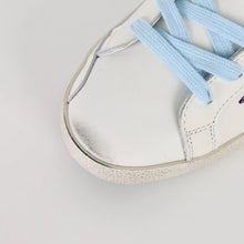 Load image into Gallery viewer, Golden Goose Super-Star Glitter Purple Star Yellow Heel Tab