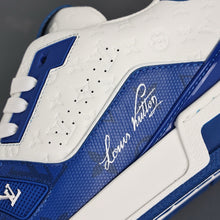 Load image into Gallery viewer, LV Trainers #54 Monogram Denim Blue
