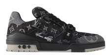 Load image into Gallery viewer, LV Trainers Black Denim