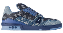 Load image into Gallery viewer, LV Trainers Blue Denim